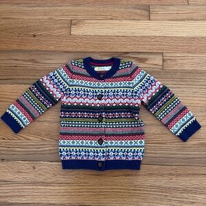 Boden Fair Isle sweater size 9-12 month